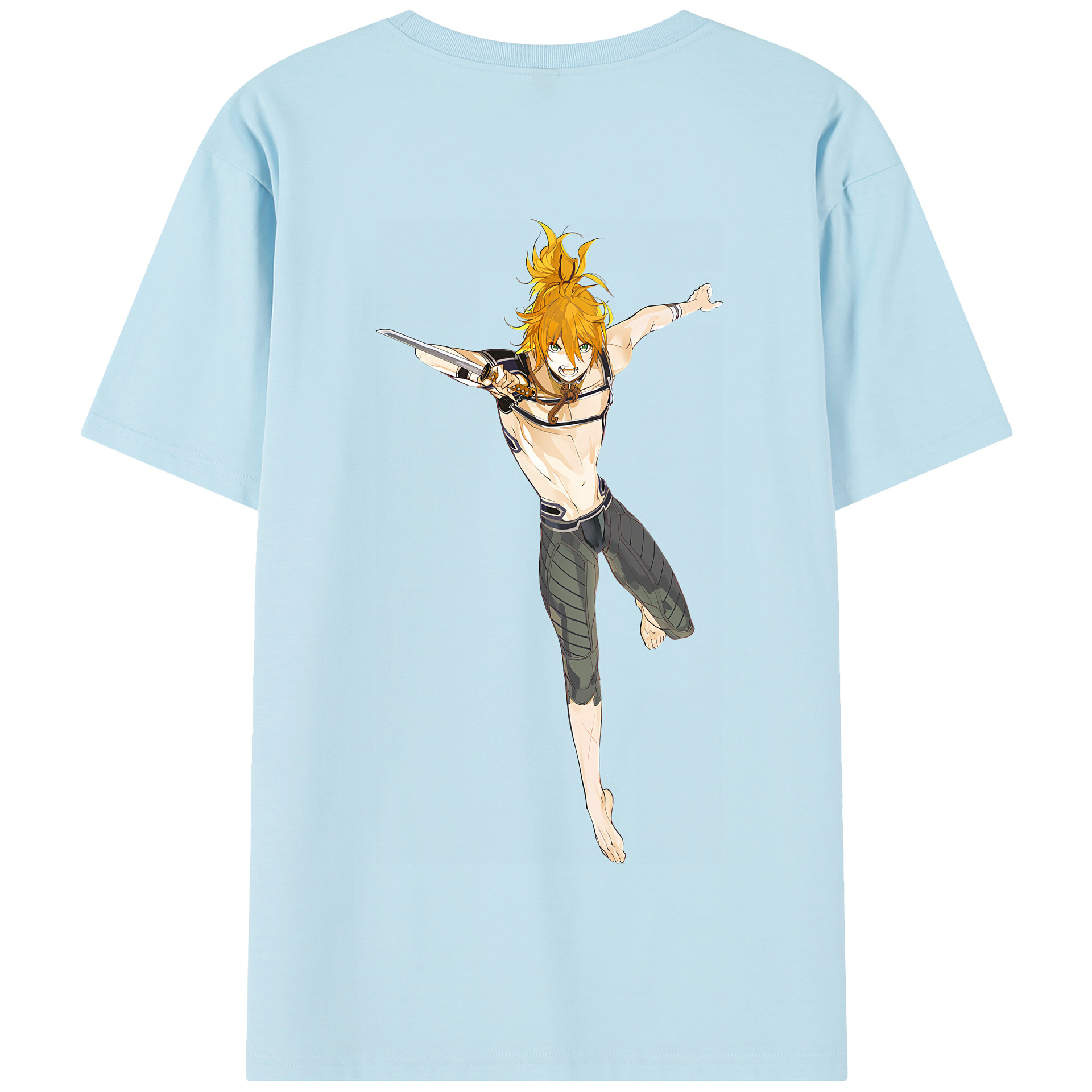 （画像用） 刀剣乱舞 Touken Ranbu 綿100％半袖Tシャツ（背面プリント）